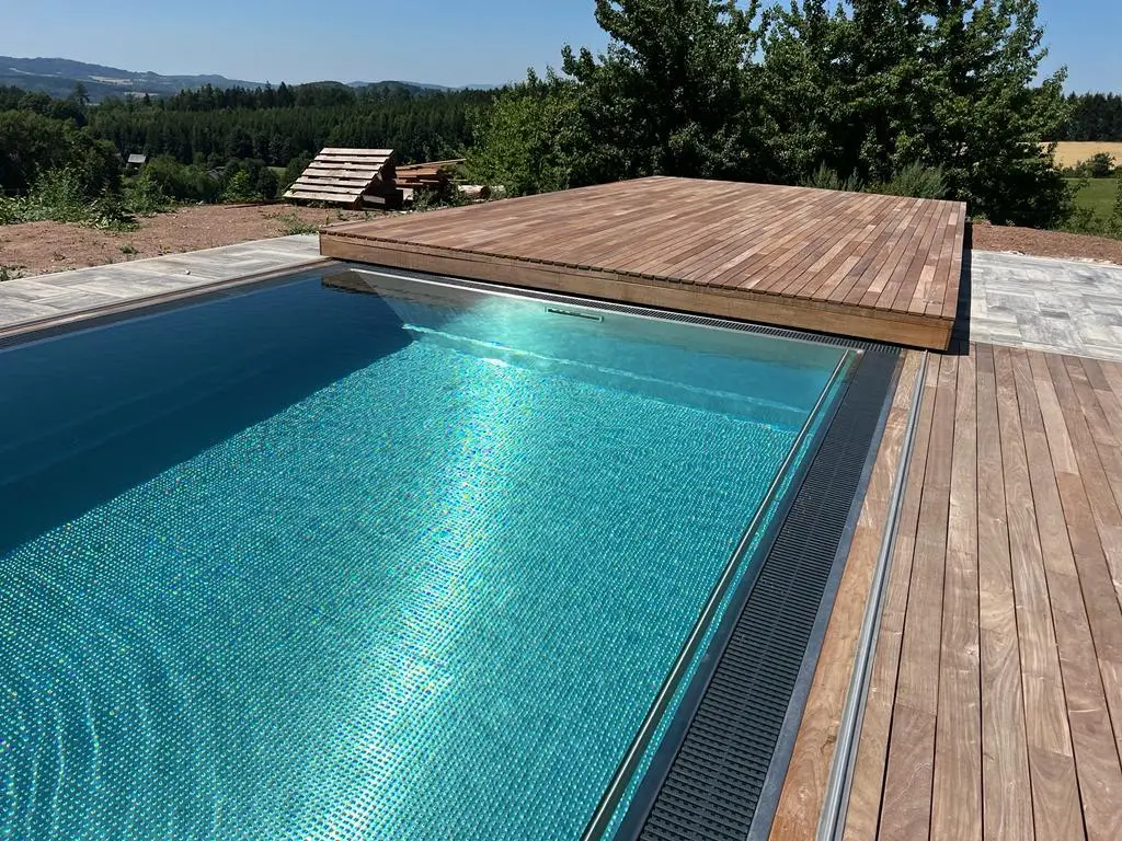 Pozdĺžny posuv – Exotické drevo – olejované, fotografia 1